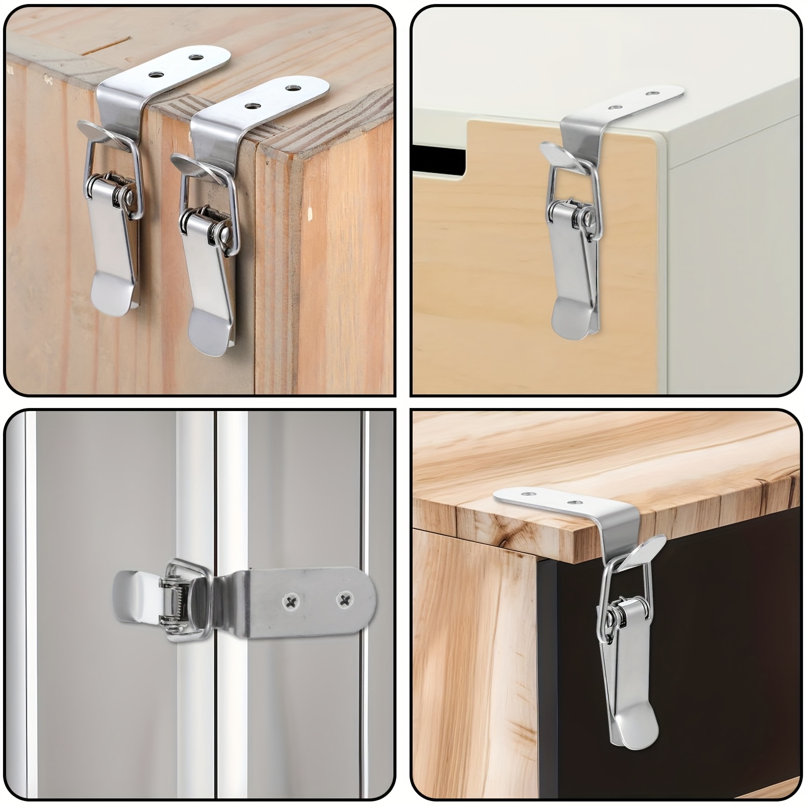 4pcs 90 degree duck mouth toolbox lock reel lock - Temu United