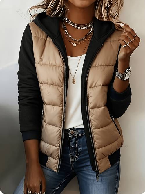 womens fashion casual padded coat jacket