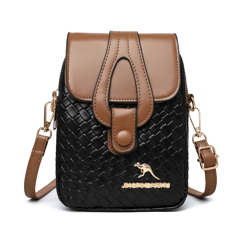 Fashionable Women'-shoulder Crossbody Bag - A Unique And Stylish Color-matching Small Bag For The . New Model - Knitted And Lightweight - Perfect For Holding Phone And Wallet