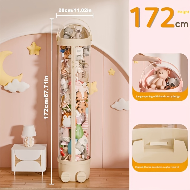Accessories 1 "67.7" Inch Storage Bin With Zipper - Pet Material - Organizer And Birthday Gift - Ideal For Christmas Decorations Or Gifts In Pink, White, And Green Halloween