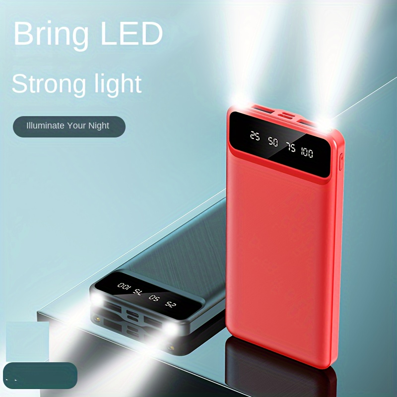 

Charging Treasure 10000 Mah Large Capacity Power Bank With Flashlight Lighting Function Suitable For All Mobile Phones