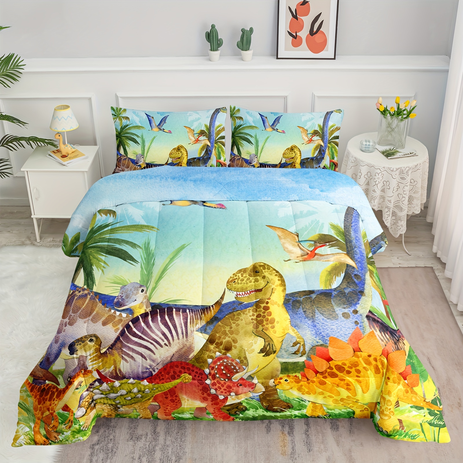 Microfibre Childrens Dinosaur Duvet Covers Dinosaur Bedding Marks