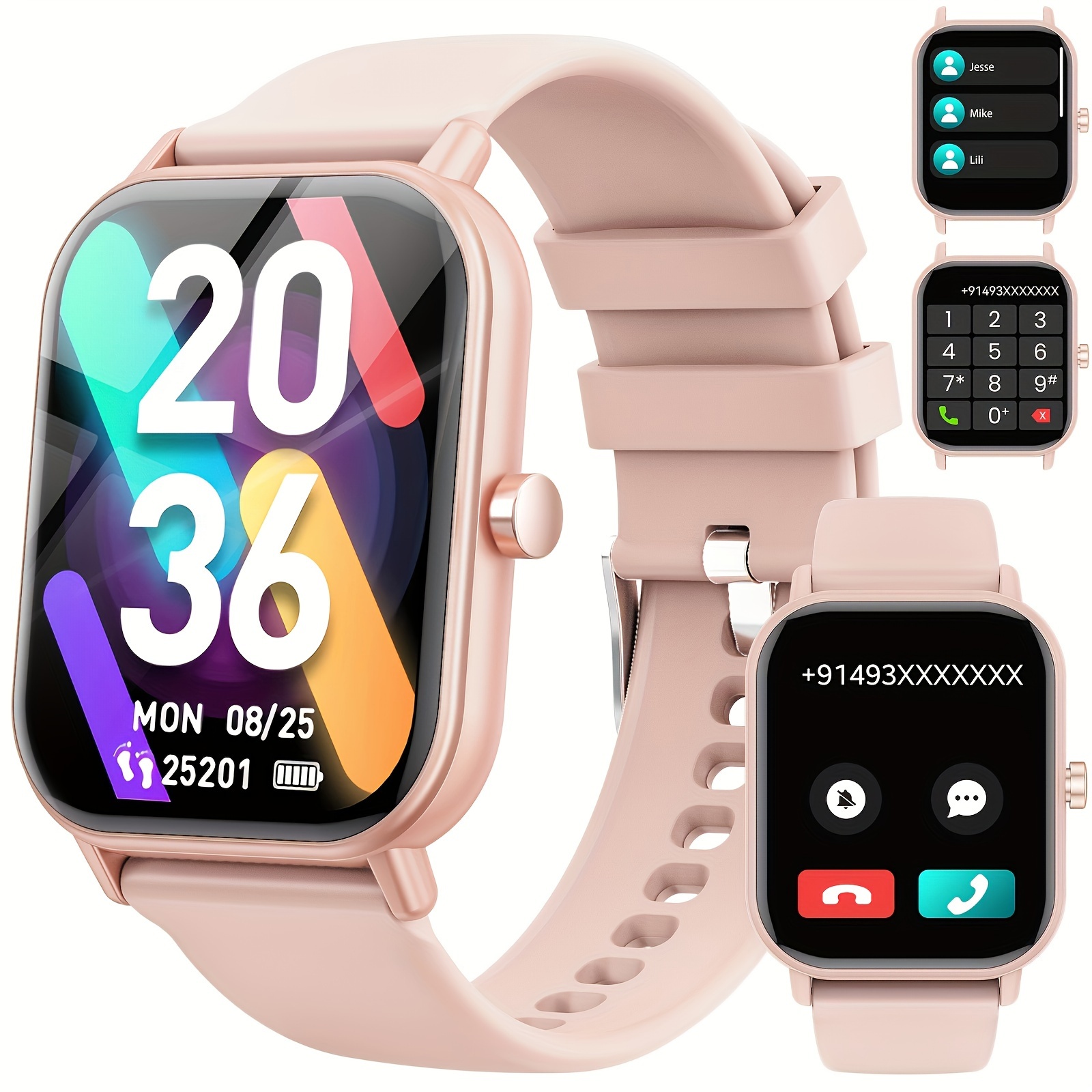 

2024 New 1.83-inch Hd Display Smart Watch, Wireless Calling (answer/hang Up), Sports Tracking Device, Smart Watch For Men And Women, Fitness Tracking Smart Watch, Multiple Sports Modes