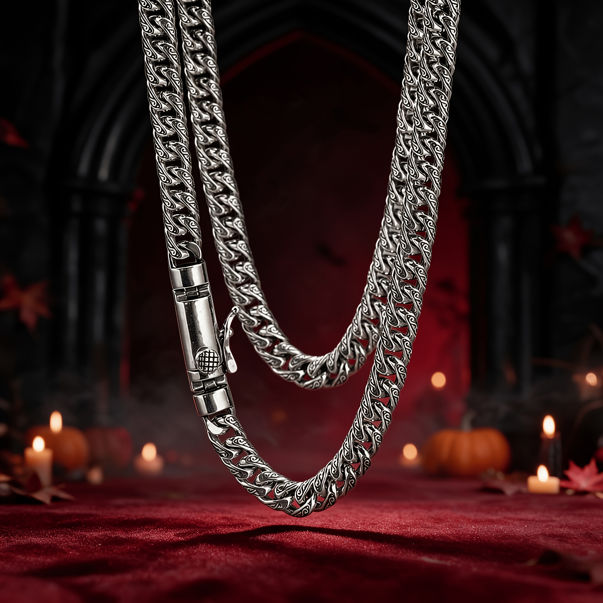 TEMU 925 Silver Chain Necklace Men's Necklace Total Weight Of The Product (79.74g) Summer Fashion Men's Necklace Jewelry 925 Silver Jewelry Suitable