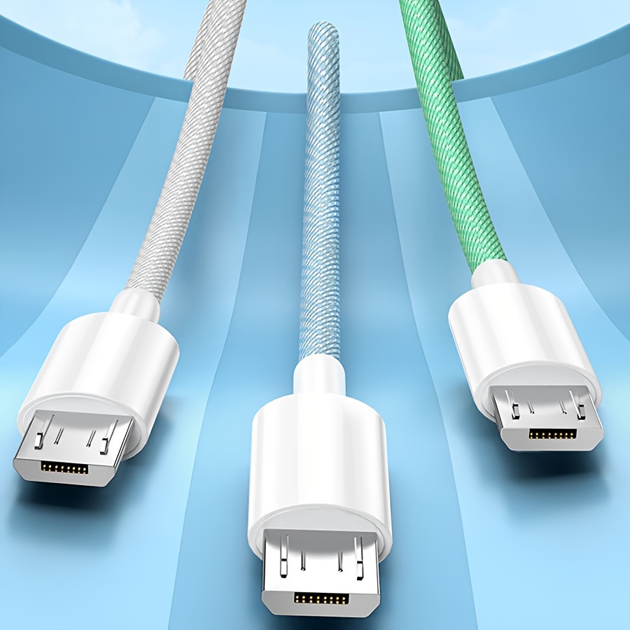 30W 3A Micro USB Cable Fast Charging Data Cord A for SamSung for Galaxy S7  Edge 6/5 for Sony for PS4 Power Bank for Security Surveillan - Main Image