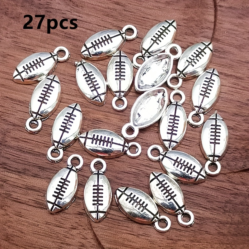 TEMU 27pcs Charm Pendant, Bohemian Style Jewelry Additions, Handmade Jewelry Making Bracelet, Necklace, Earring Additions 7*15mm