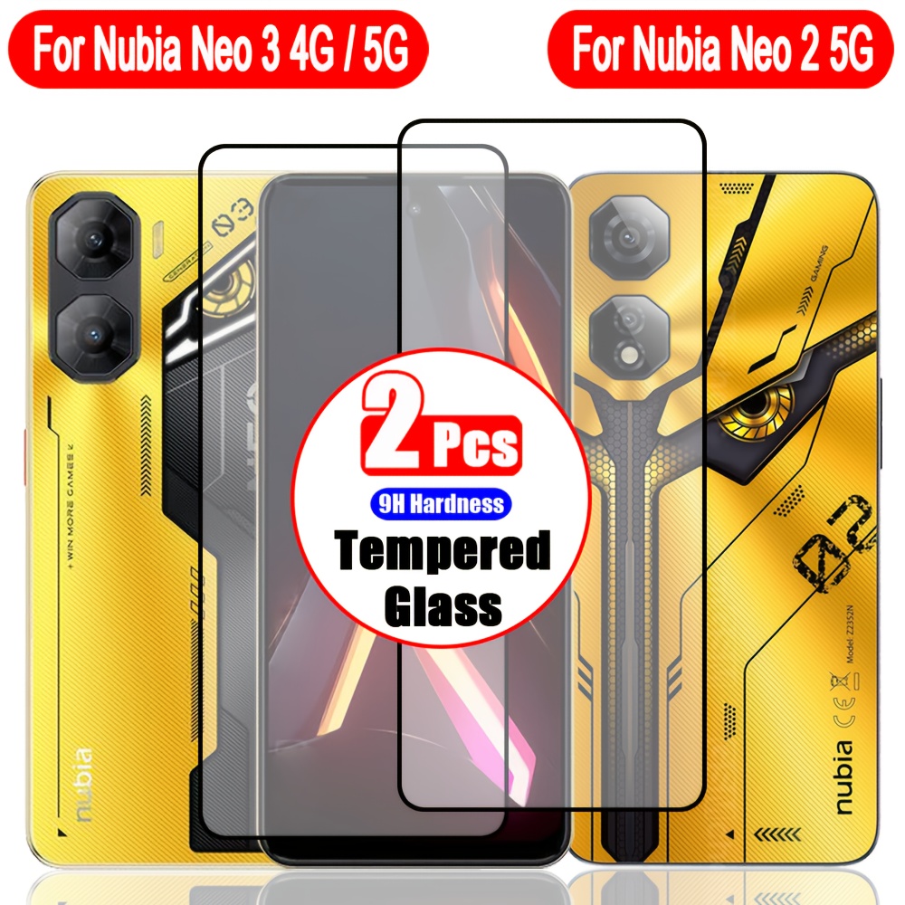 TEMU Suitable For Zte Neo 3 (4g/5g) / 5g, A Screen-printed Black Border (2pcs Phone Tempered Protection Film), High-definition Protection, Accurate