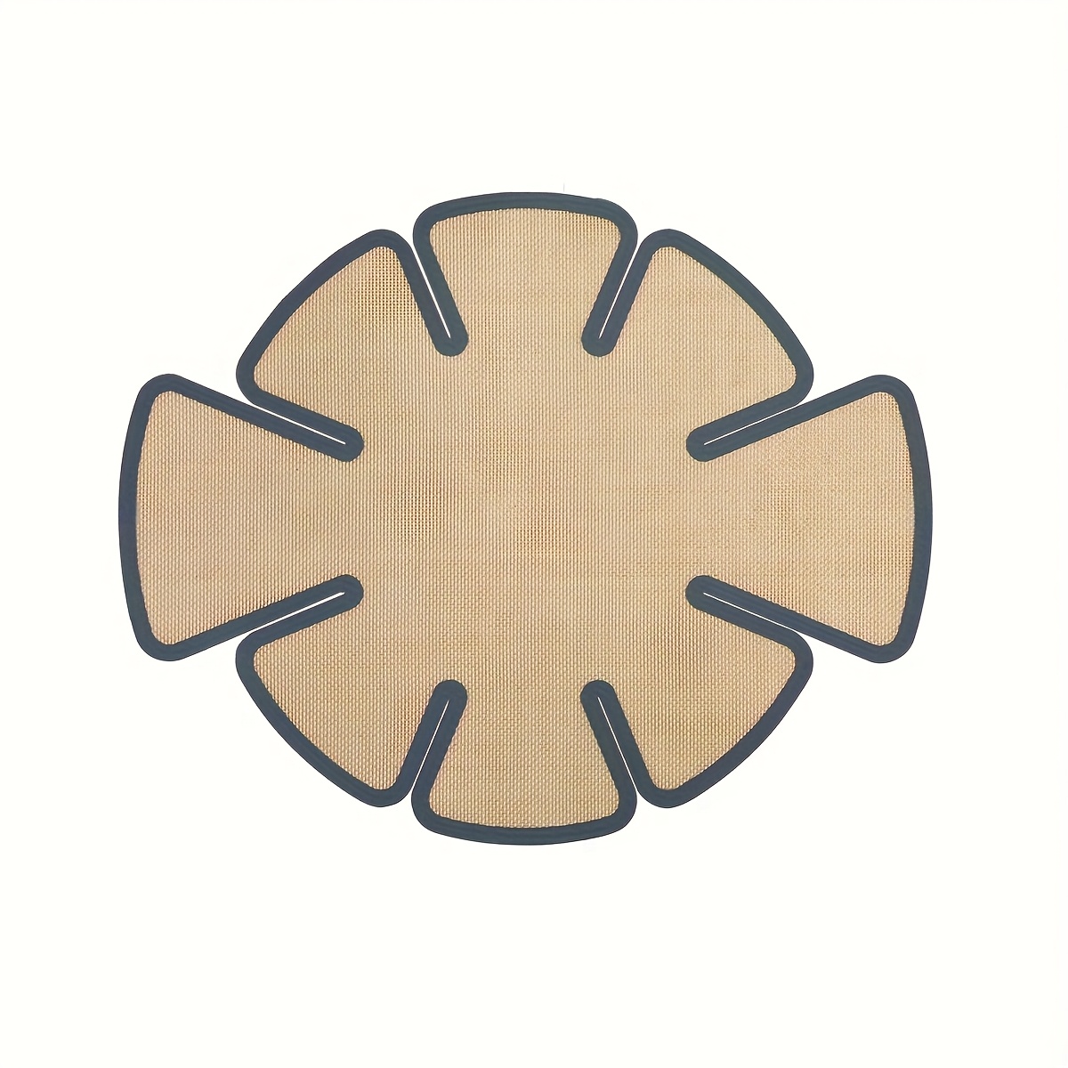Image of 1pc Baderke Silicone Bread Proofing & Baking Mat - Reusable Food-safe Pastry Dough Round Pad With Non-slip Edges, Fits 9.5"x5" Bread Molds, Safe For , Homemade Loaves (easy-clean Baking Accessory)