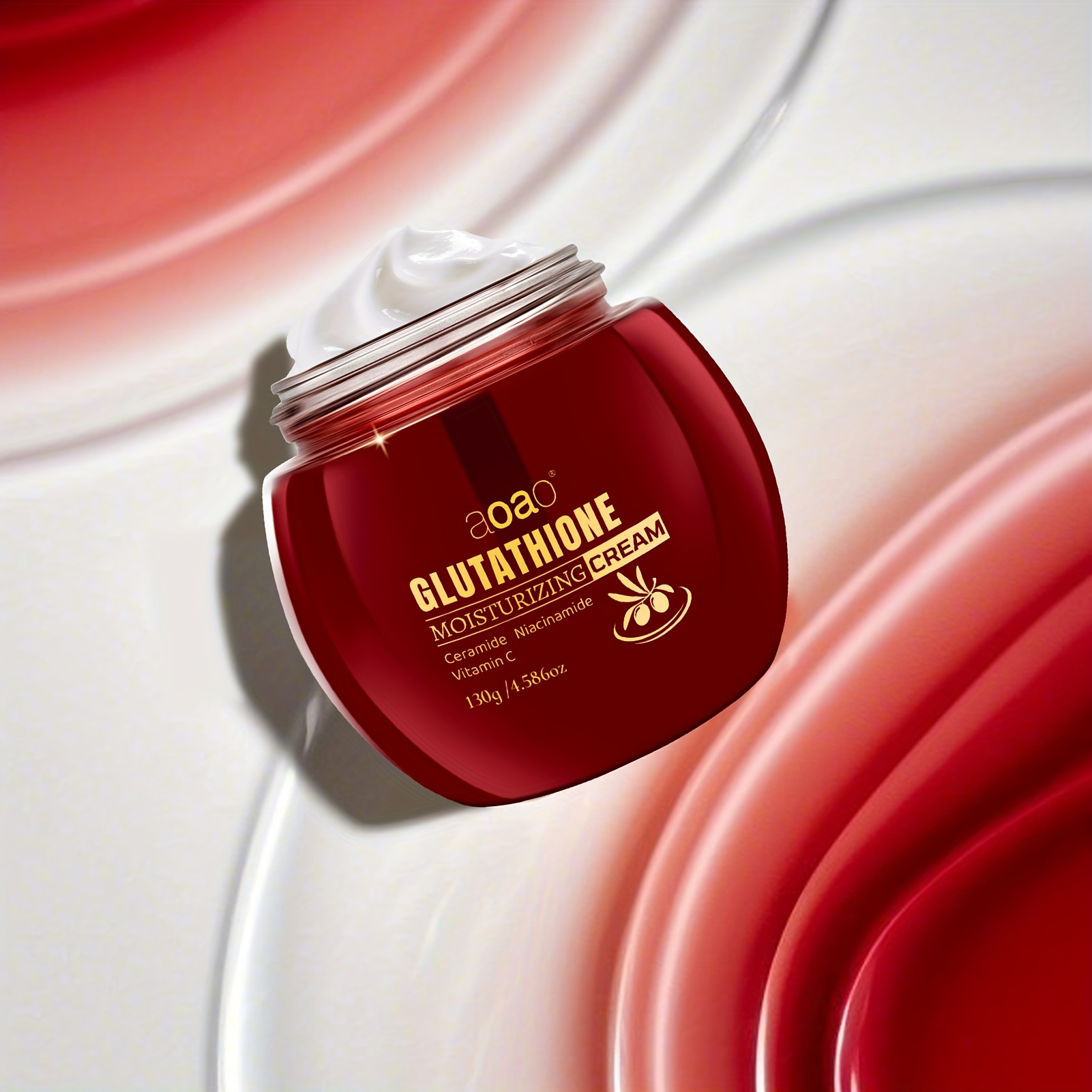glutathione deep moist cream Glutathione * Cream with Vitamin C and Hyaluronic Acid * Essence Deep  Moisturizing * Smoothes Moisture Cream 130g