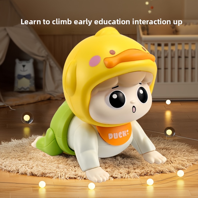 crawling toy childrens toy tummy time and head raising training with music and parental voice childrens gift interactive walking and moving sensory toy suitable for girls and boys Product details 3