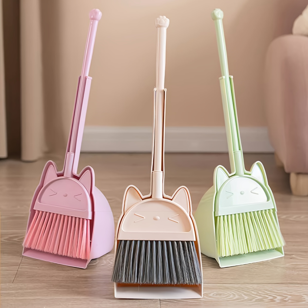 

Small Broom And Dustpan Set For Babies And Kids, Mini Mop