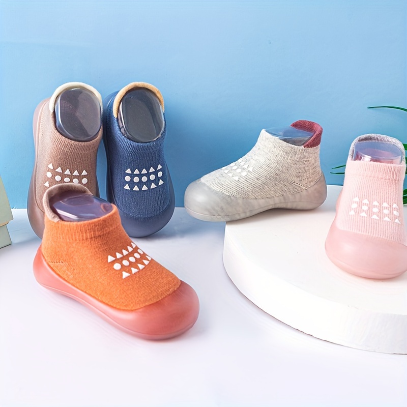 Soft & Breathable Toddler Sock Shoes with Non-Slip Rubber Sole - Comfortable, No-Show Design for Boys & Girls
