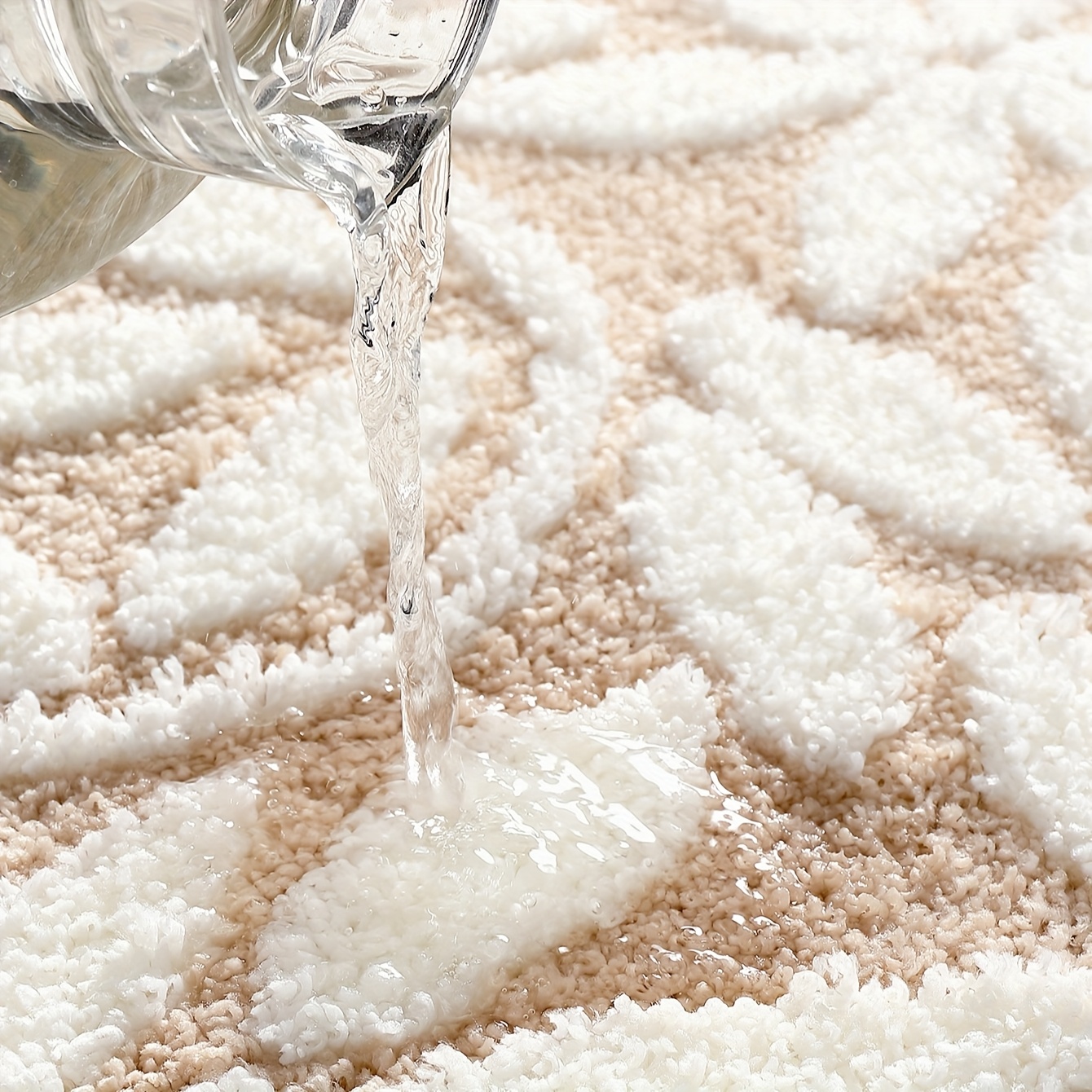   brand plush velvet bath mat 1050g vintage european pattern soft non slip absorbent floor rug home bathroom carpet rectangular machine washable polyester fiber tpr backing 2cm thick Product details 6
