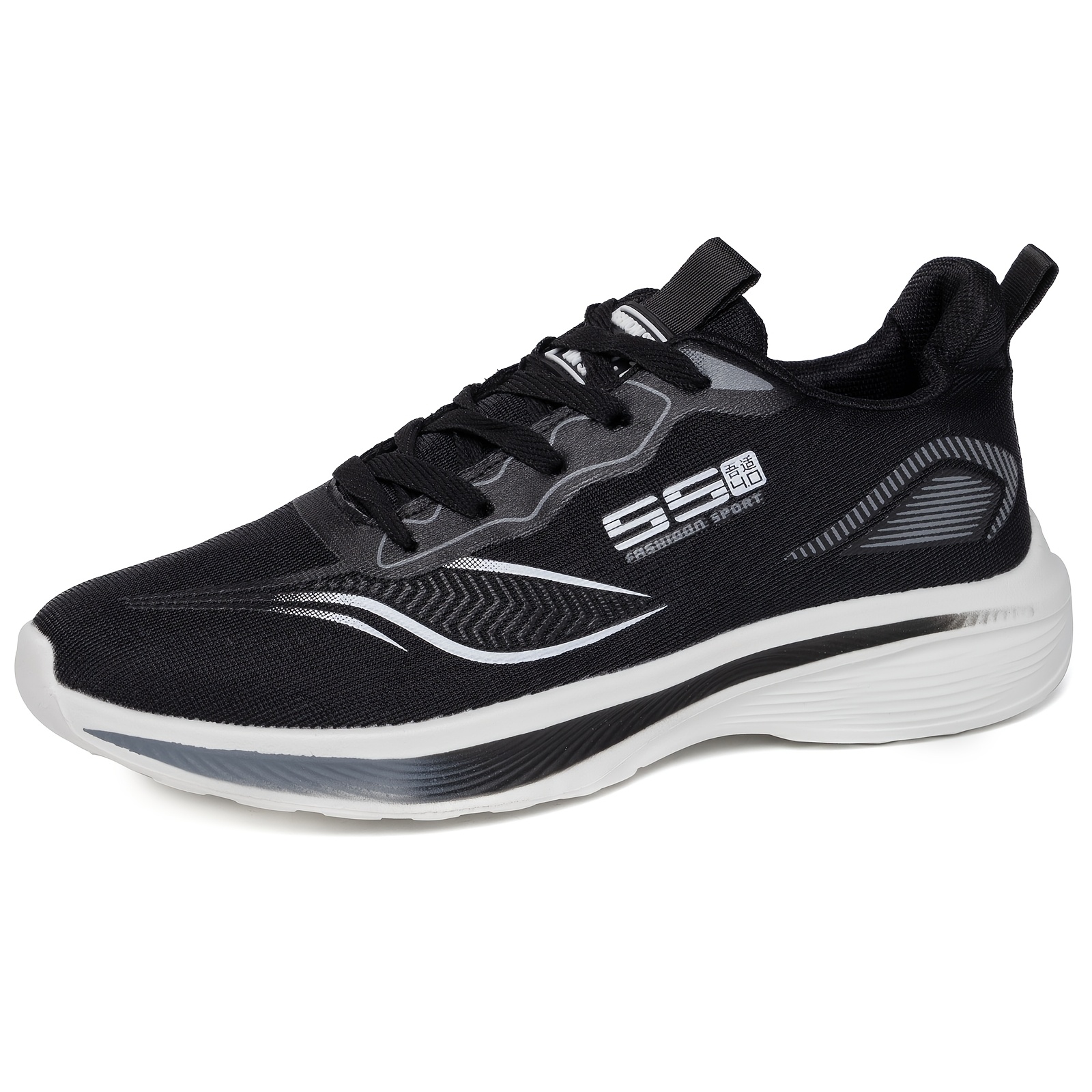 TEMU Men's Breathable Mesh Casual Sneakers Suitable For Spring And Summer, Featuring Soft, Anti-slip, And Shock-absorbing Soles, Ideal For Students'