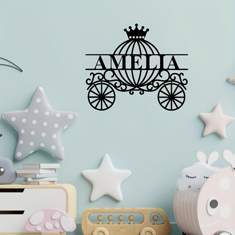 

Custom Princess Room Metal Sign - Personalized Name Plaque For 14+, Outdoor Decor