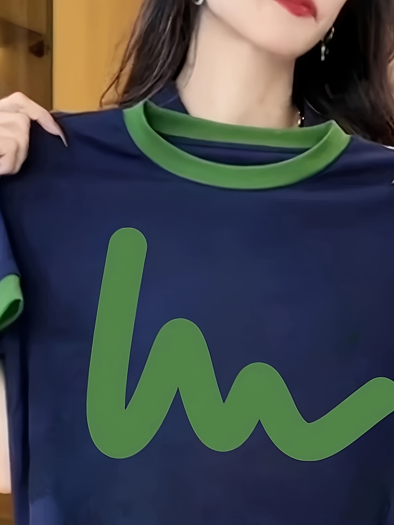 Manga Corta Camiseta Verde Mujer Manga Larga Camisetas Mujer Manga