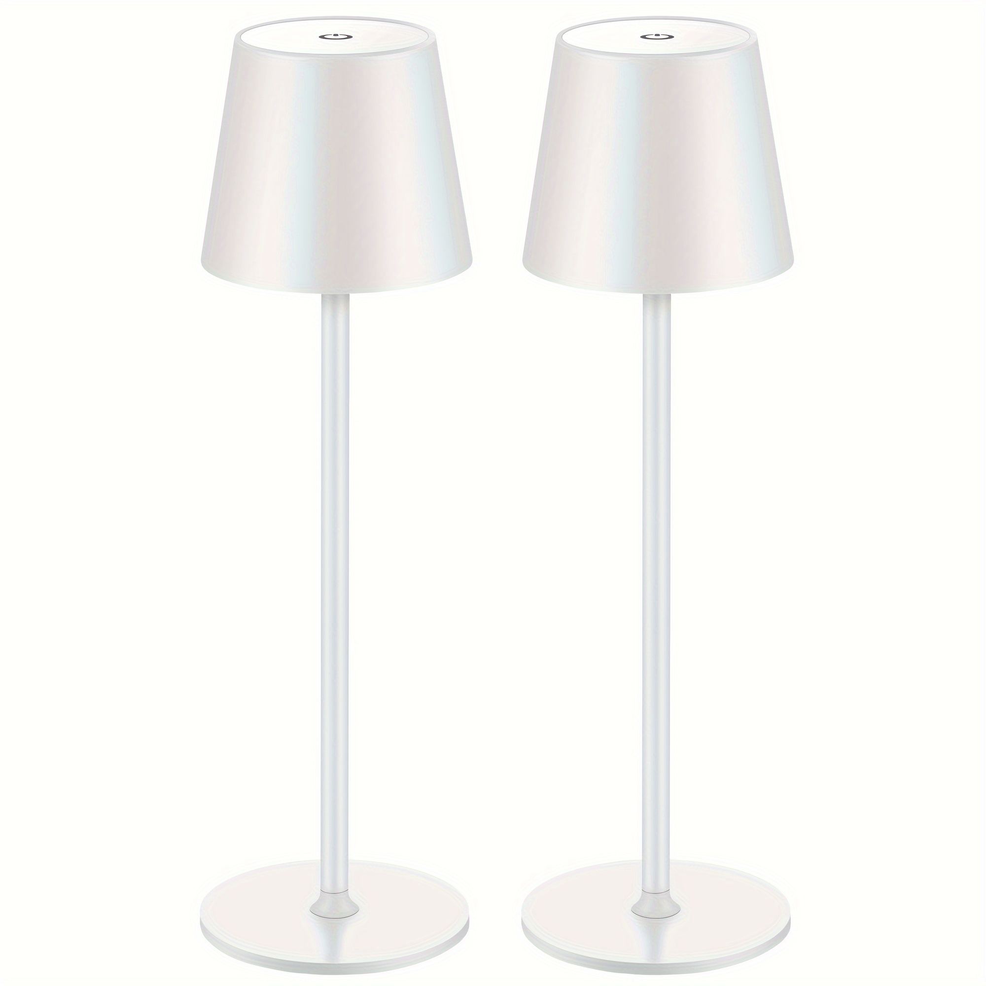 Lampada da tavolo a fungo LED Lampada da scrivania a fungo dimmerabile senza fili con ricarica USB Lampada da comodino Lampada a fungo touch Lampada a fungo moderna con luce notturna camera
