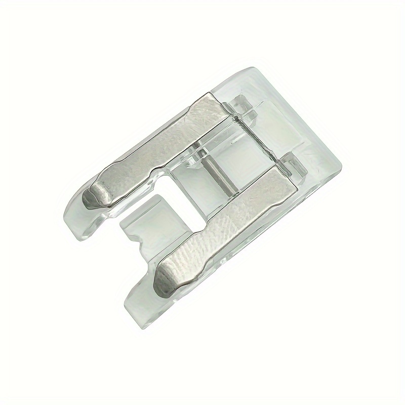 Image of 1pc Of Multifunctional Electric Sewing Machine Presser Foot For Home Use, Embroidery Presser Foot, Transparent Patterned Presser Foot, Sewing Machine Additions For Household Use
