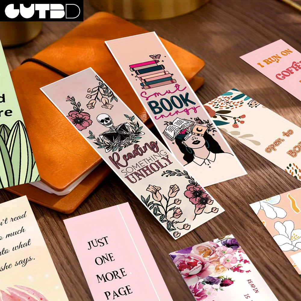 

30pcs Paper Bookmarks - Creative Gift Set For Readers, Students & Office Use By Gutbd