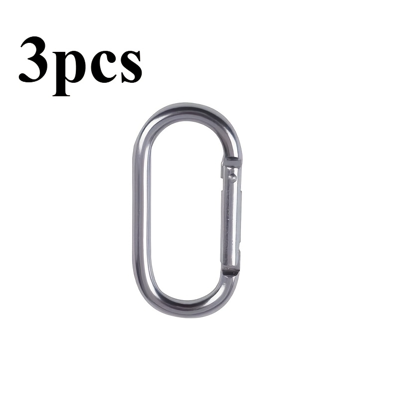 TEMU 3 pezzi Fibbie a U in di - Anelli di connessione rapida, Design ad anello , Adatti per portachiavi, cerniere, borse, portafogli, cordini per
