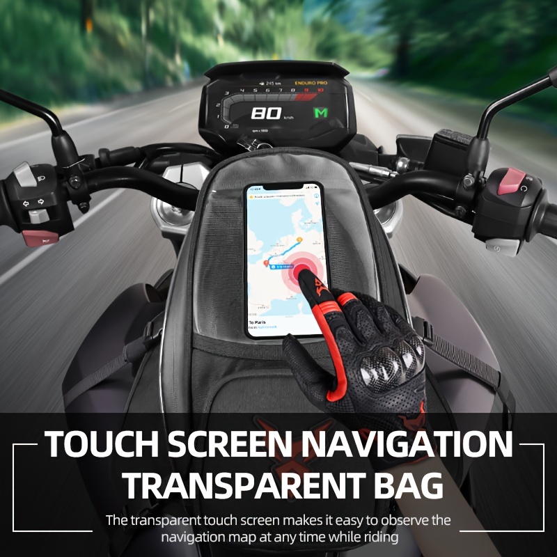 Borsa Serbatoio Moto Impermeabile Con Schermo Touch Per - Temu Italy