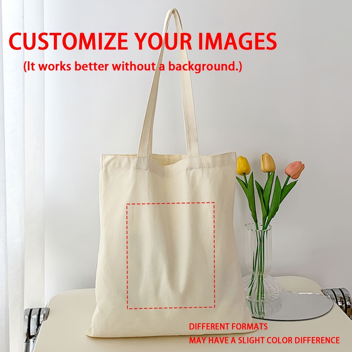 TEMU Customized 1pc/custom Your Photo Printed Body Bag, Large Capacity Shoulder Bag, Women's Casual Handbag And Shopping Gift Bag, Birthday, Holiday