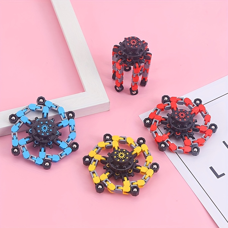 3pcs Mech Chain Spinning Gyroscope DIY Stress Toy
