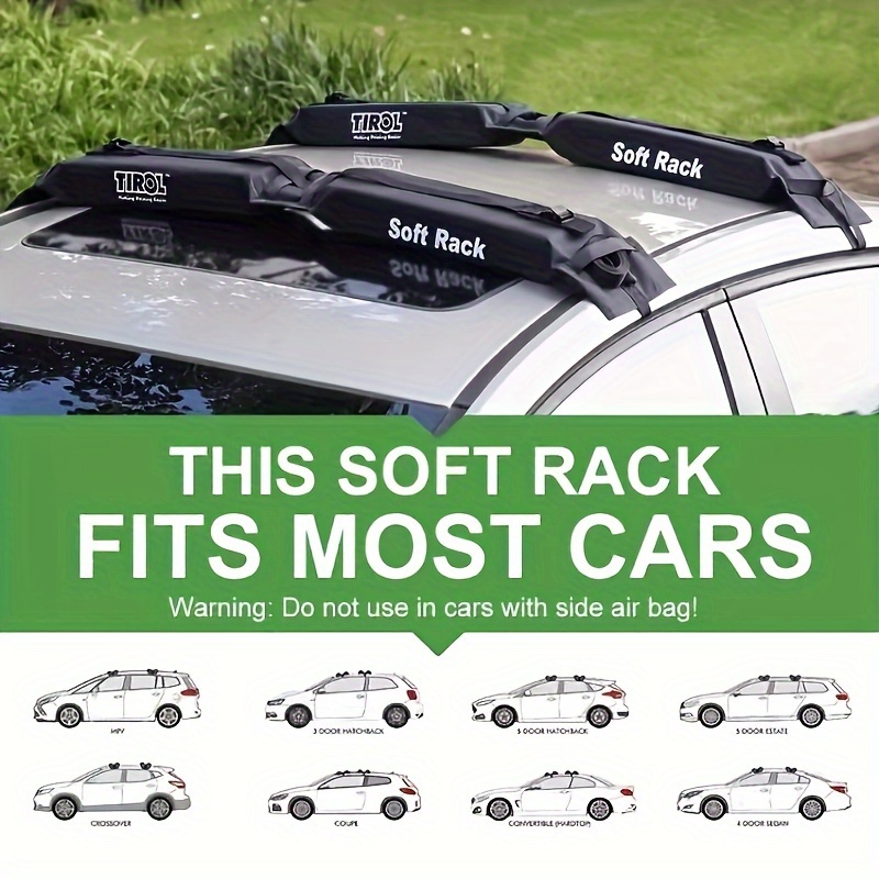 Car Roof Luggage Rack Foldable Luggage Protection Soft Frame - Temu