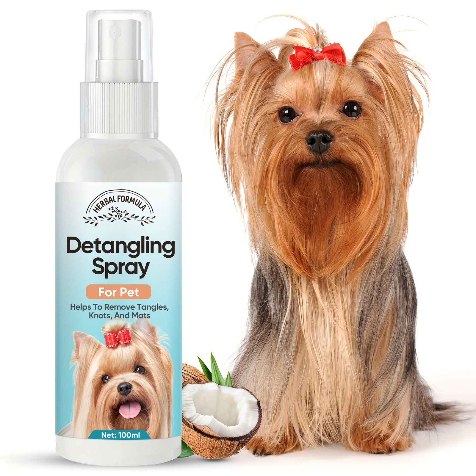 

Pet Hair Removal Spray, Dog Hair Removal Spray, Dog Hair Spray - Suitable For Pets Of All Sizes, 100ml