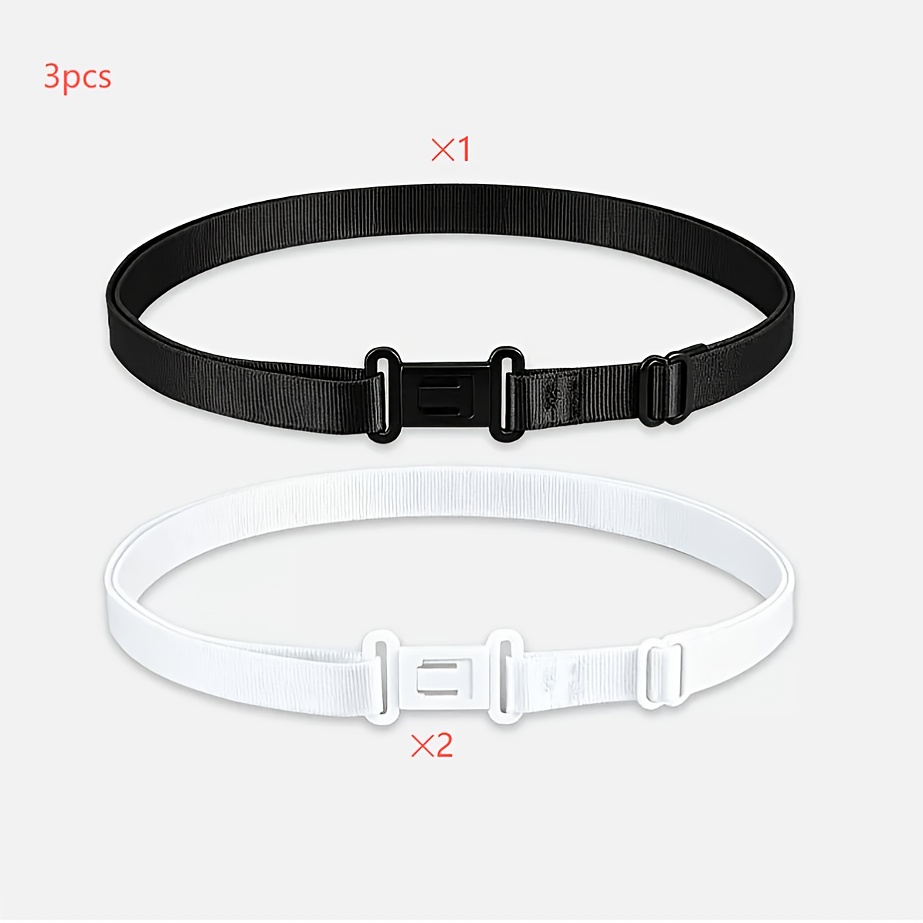 TEMU 3pcs Adjustable Waistband And Hem Shortener, Invisible Hem Fixing Tool For Shortening Clothing Length, Used In Pairs For Extended Length,