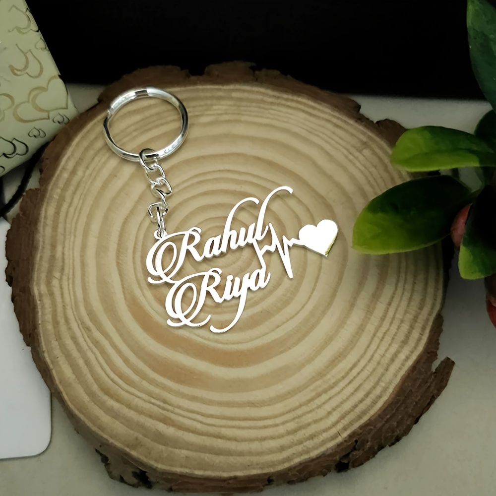 

Couple's Keychain , Personalized , & , Keychain, For Decoration, 's Day