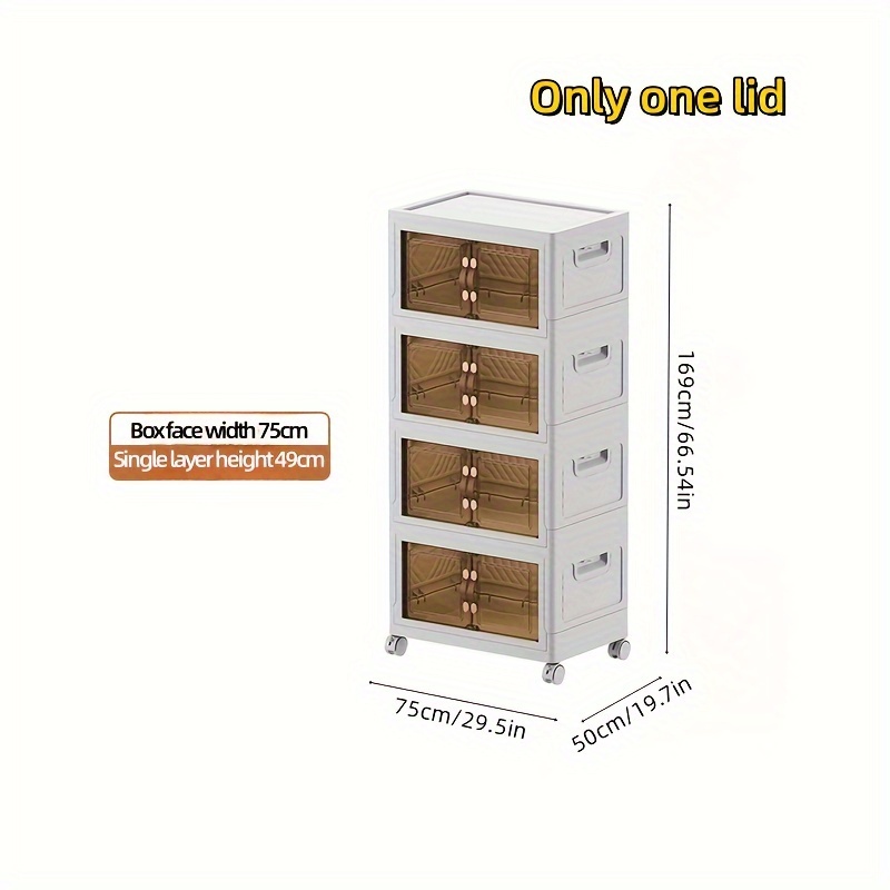 Mega sized Cabinet Folding Storage Bin Thickened Material - Temu Canada