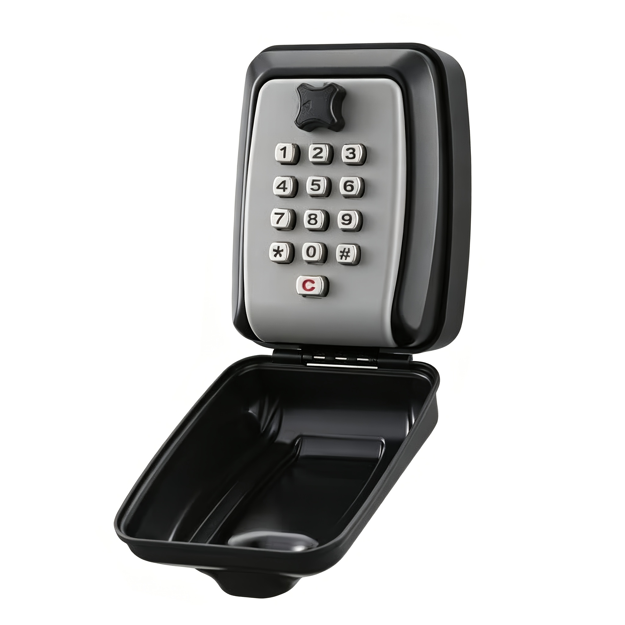 TEMU Cassetta di a chiave con codice a da parete, resistente e grande, con antipolvere, per chiavi e auto, per casa, , esterni, , combinazioni di