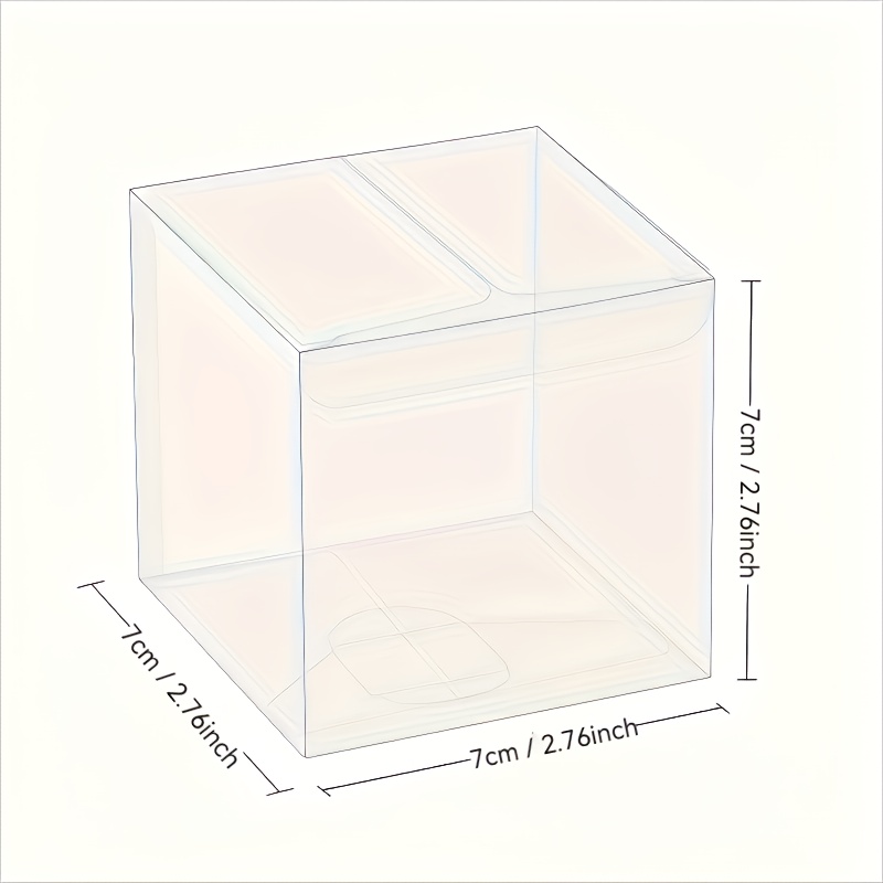 24pcs Transparent Plastic Gift Box for Macaron Paper Cup Chocolate Single  Packaging Ideal for Christmas, Valentine's Day, Wedding, Party