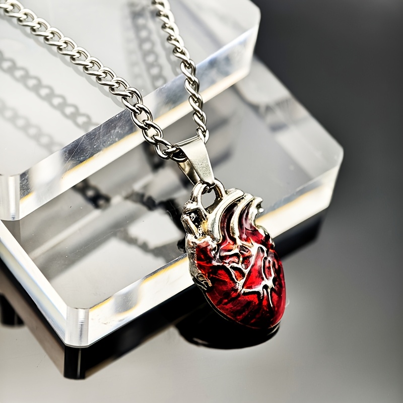 Stylish Metallic Heart Pendants for Couples