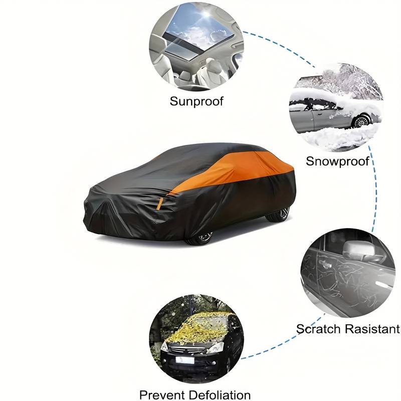 Housse De Voiture Intérieure Universelle - Tissu Extensible Anti-poussière, Pour Berlines, Coupés, SUV