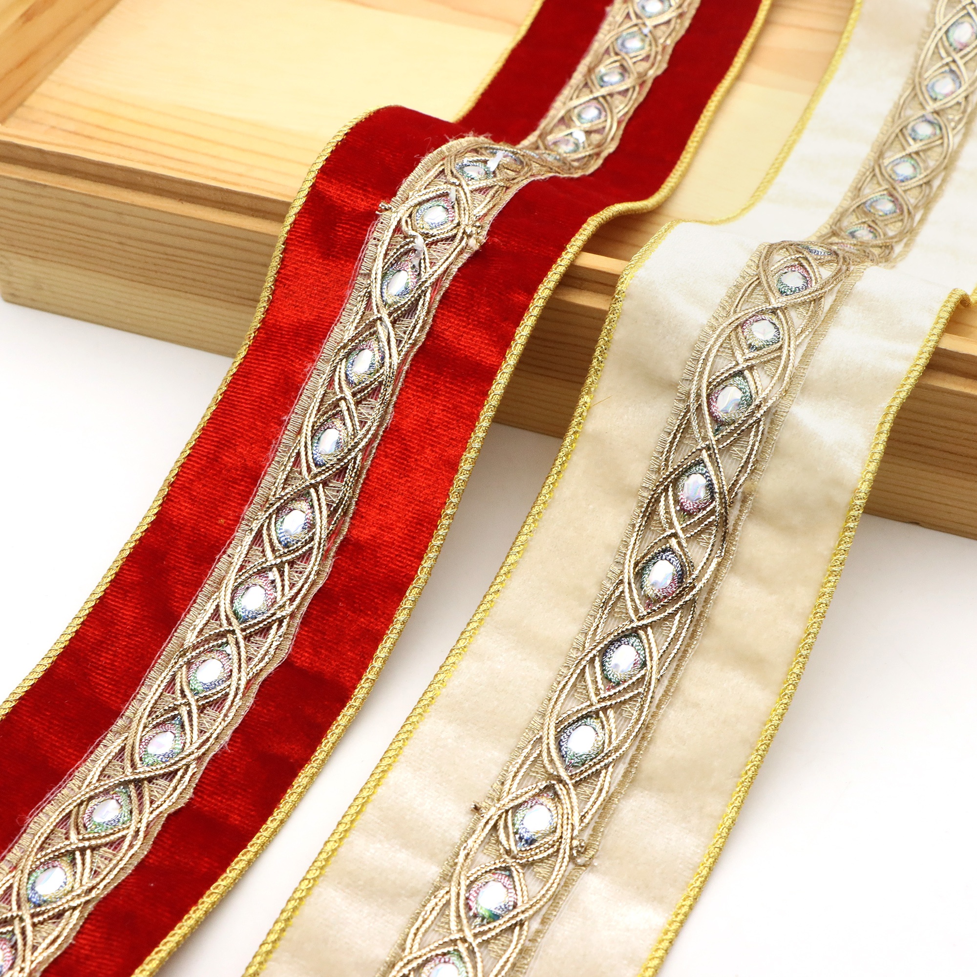 wired ribbon sold on Temu Australia