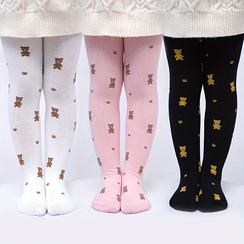 

Tights For : / - Bear Pattern - - - Size 3-5-7-9
