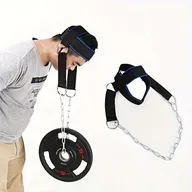 Kopfgeschirr Nackentraining – Verstellbares Nackengeschirr Für Gewichtheben, Boxer, Fußballer & Ringer, Aus Scuba-Stoff Kopfgeschirr Nackentraining – Verstellbares Nackengeschirr Für Gewichtheben, Boxer, Fußballer & Ringer, Aus Scuba-Stoff