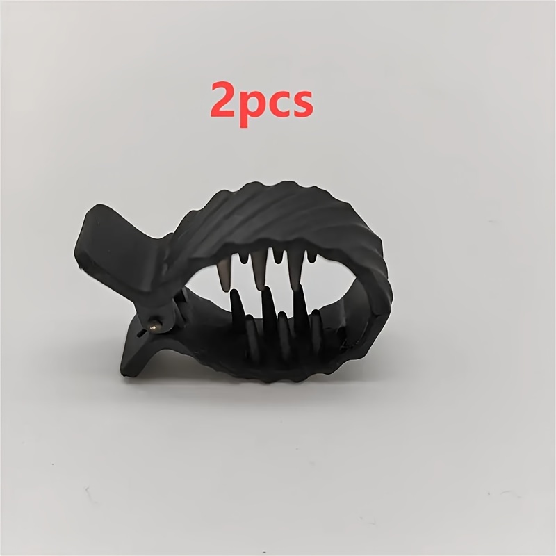 2pcs High Ponytail Grab Clip Fixing Artifact, High-end Ponytail Hairpin, Women's Back Of Shark Clip Hair Clip Headdress