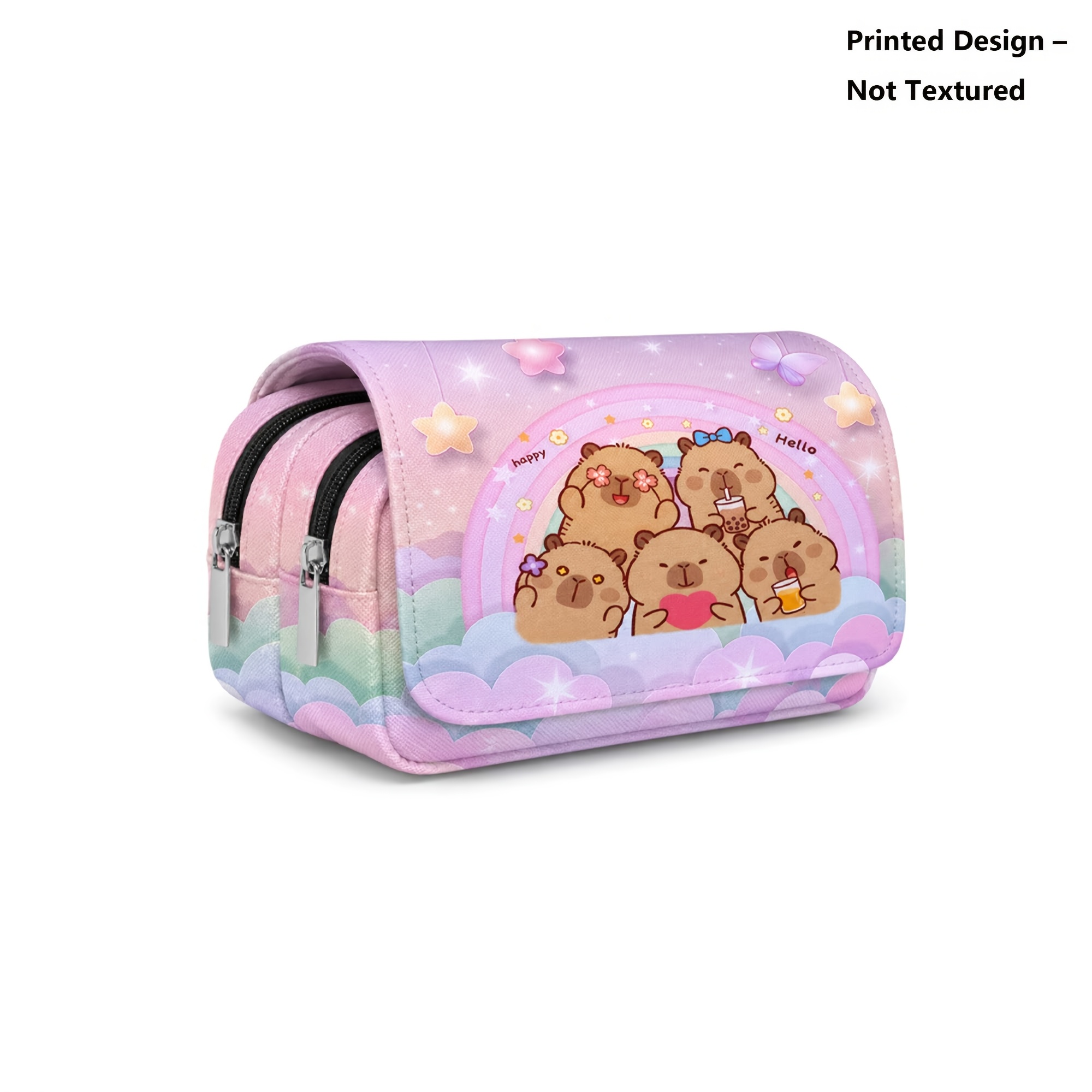 TEMU Printed Design â Not Textured. 1pc Women's Pencil Case, Pencil Organizer, Women's Small Handbag, Cosmetic Organizer, Makeup Bag