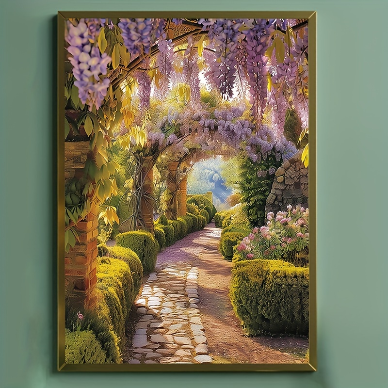 現代アート「朝日のダイヤモンドヘッド」（3D painting） Amazon | BHLFRH ダイヤモンドペインティングキット – 5D