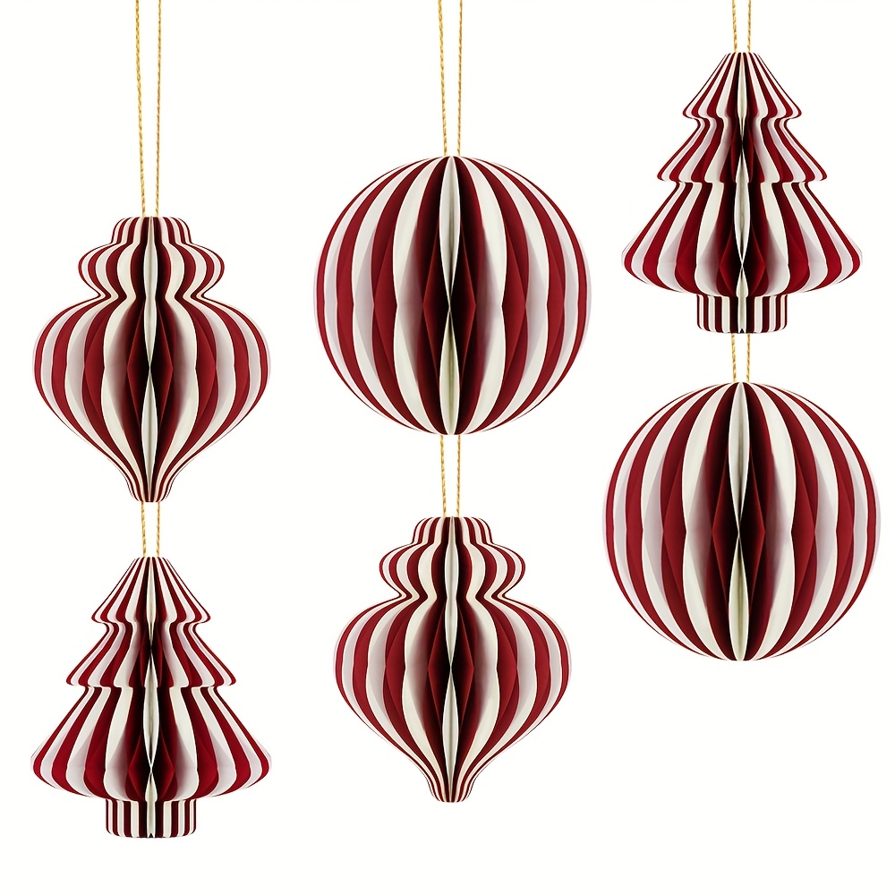TEMU 6pcs Wedding Decorations Honeycomb Lanterns Ornaments For Wedding Decoration Bridal Shower Birthday Party Decoration Supplies