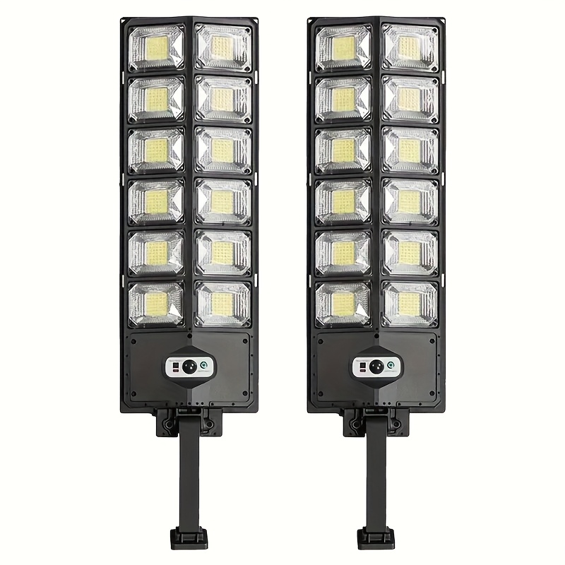TEMU 1-4 Packs Solar Wall Light, Double Row Induction Light, Ip65 Solar Outdoor Lighting Wall Light 504led, Dusk To Dawn Road Lamp, Used In Outdoor