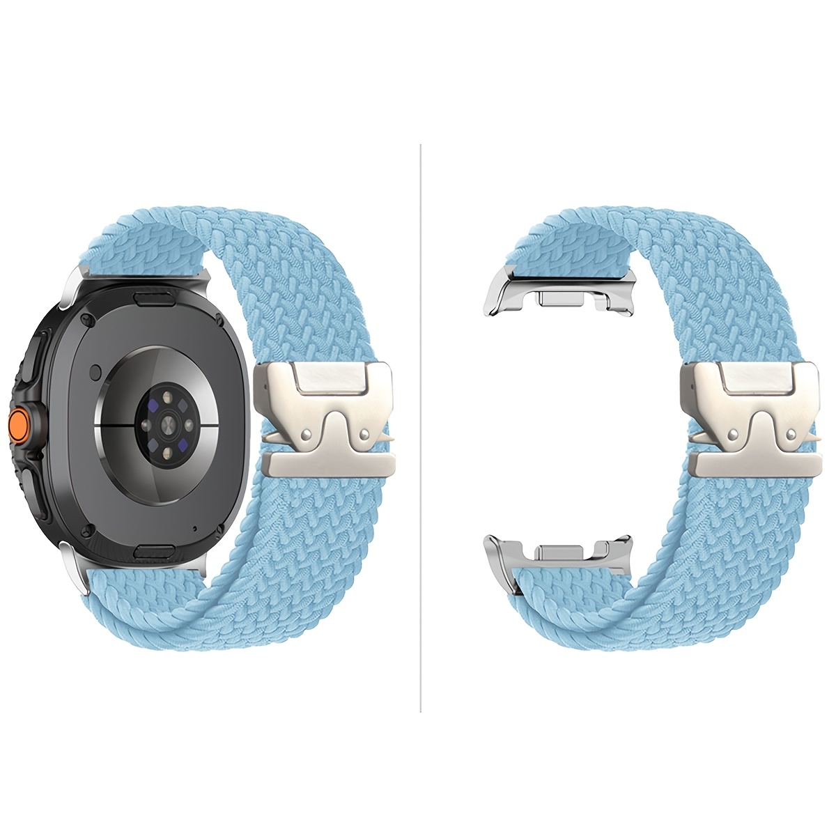 E-shop 1 Armband für for Samsung for Galaxy Watch 8/8 Classic/Ultra (2025) – Weiches, atmungsaktives Ersatzarmband mit elegantem Verschluss, geeignet