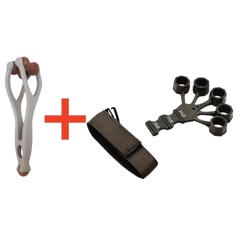 Image of 2 Items (1 Hand Grip Strengthener + 1 Massager) For Finger Flexibility, Hand Grip Strengthener, Office Mouse Hand And Rehabilitates Wrist Exerciser
