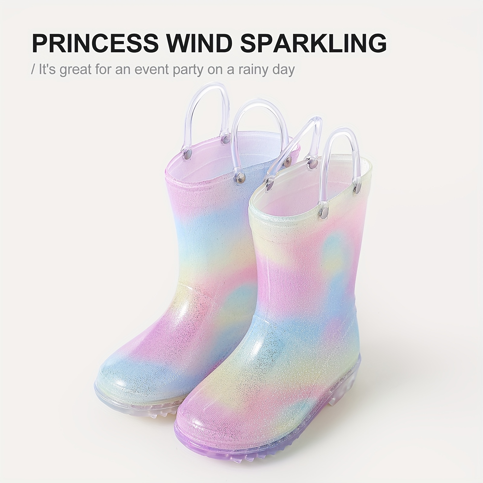 Botas Plásticas Botas De Lluvia Infantiles Botas De Lluvia Sofia