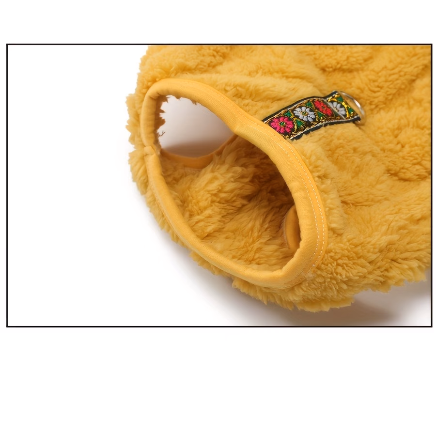 pet clothing dog vest autumn and winter warm clothes sleeveless comfortable with traction Product details 2