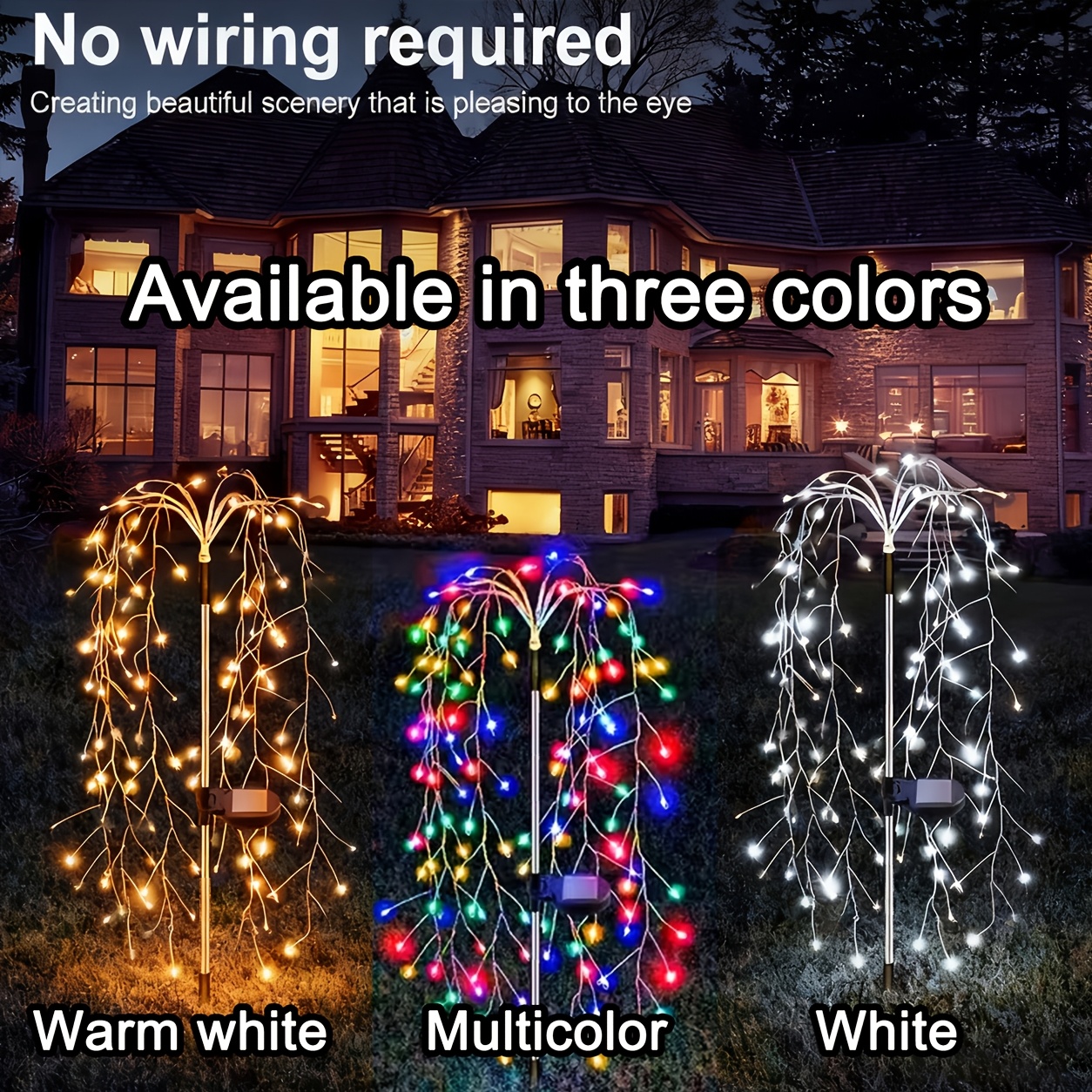 courtyard umbrella light solar powered firework wicker light 8 lighting     light suitable for courtyards gardens   and party decorations christmas ramadan halloween decorative light