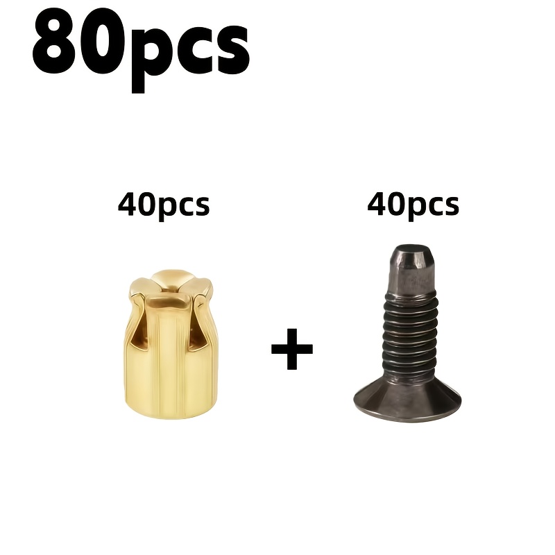 80/200pcs Reusable Hinge Expansion Inserts Set - For Door Panel Fasteners Repair, Door Hardware, Furniture Repair Kit, Embedded Installation, , Durable Fasteners, Rust-proof Parts, Hinge Repair Kit